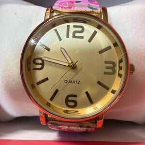 Floral Pink Bracelet